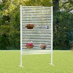 White Outdoor Privacy Screen main image
