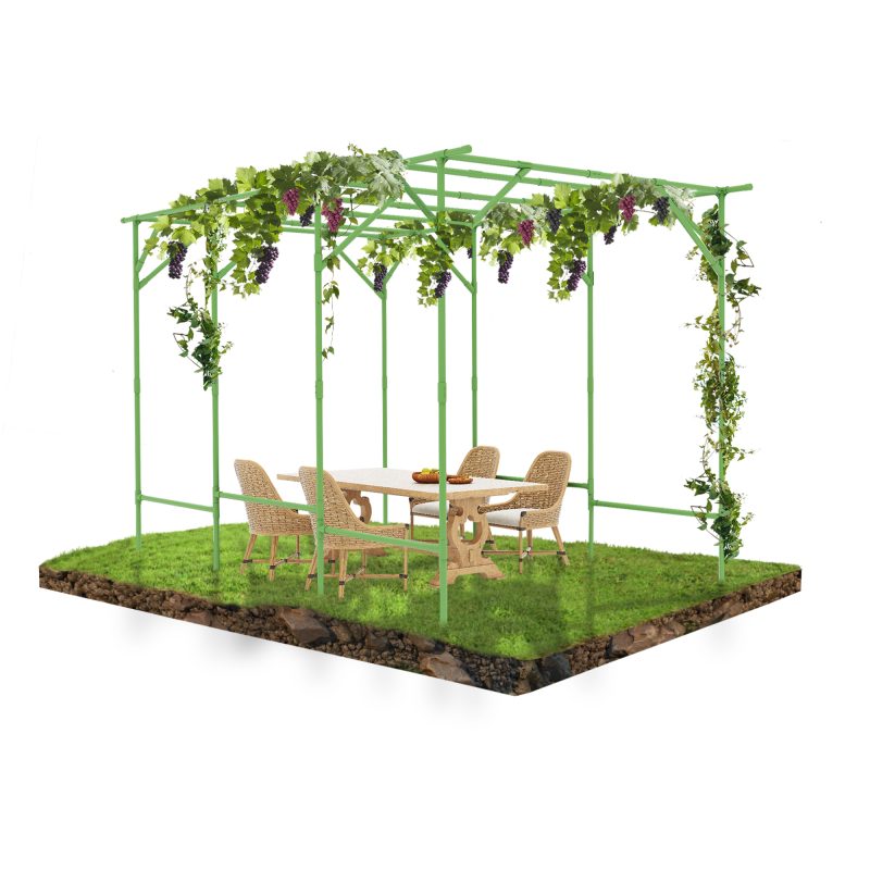 Green Extra High Grape Vine Grid Main Picture