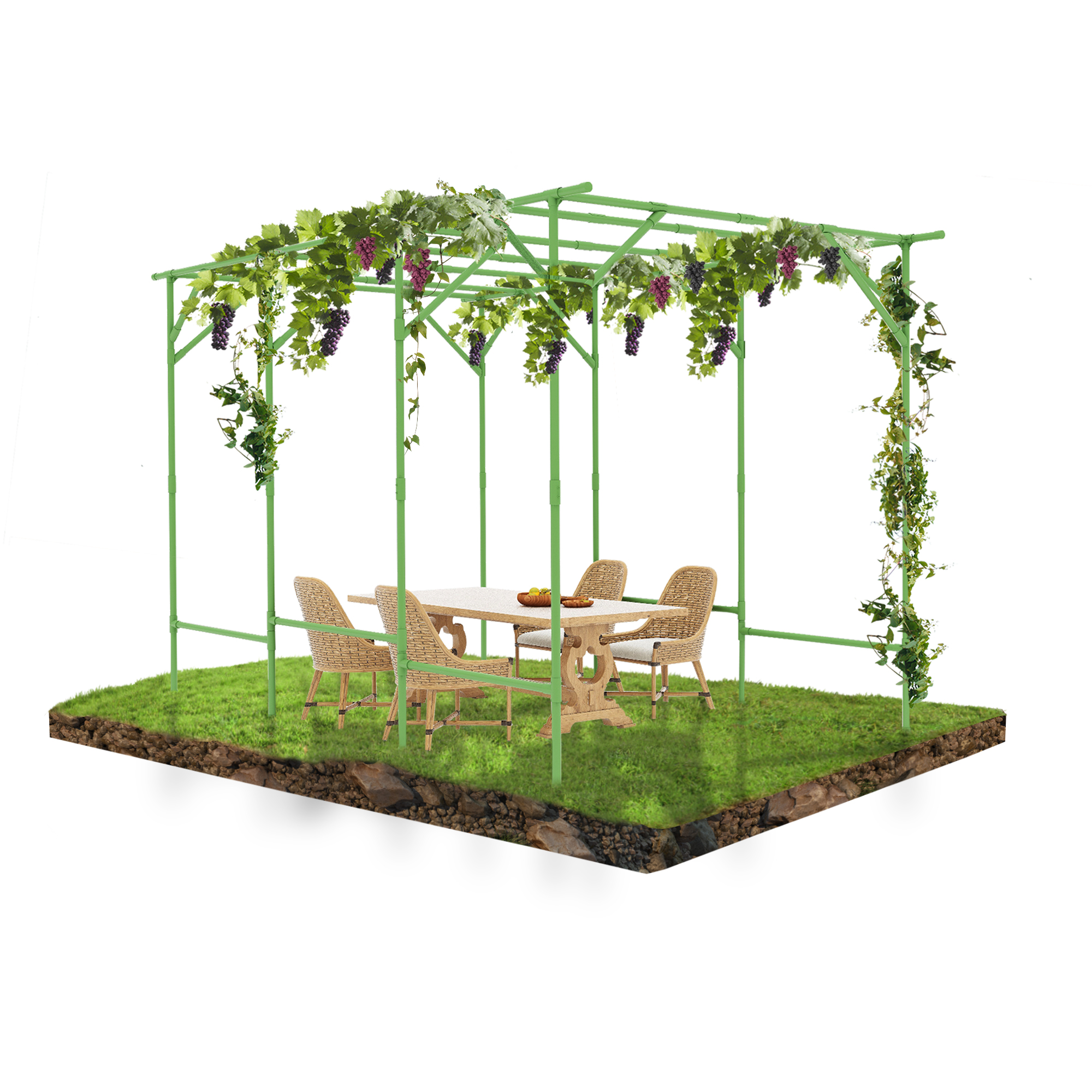 Green Extra High Grape Vine Grid Main Picture Green Extra High Grape Vine Grid Main Picture