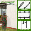 Half Side Garden Arch Trellis Detail Display
