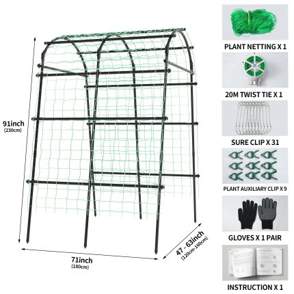 Shipping List for Black Garden Trellis