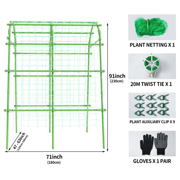 Shipping List for Green Garden Trellis