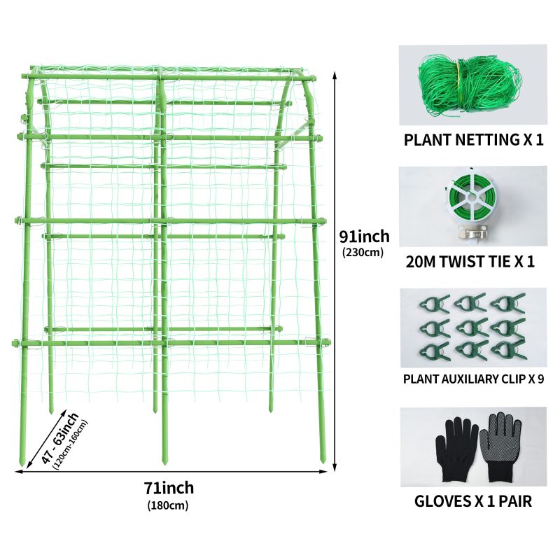 Shipping List for Green Garden Trellis