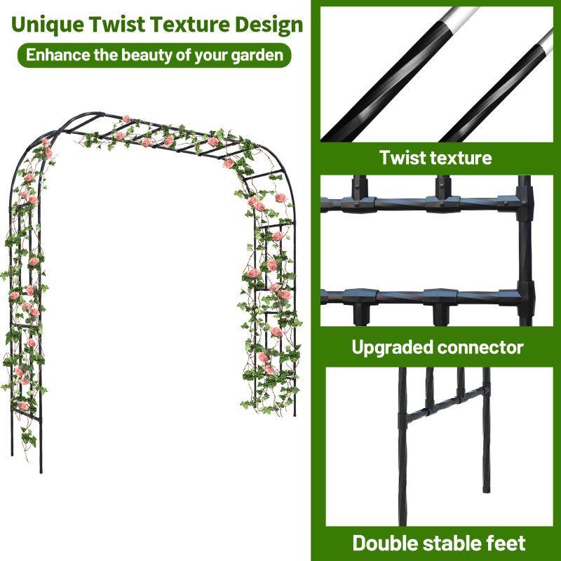 Metal Garden Arch Trellis Details