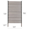 Brown Outdoor Privacy Screen main image Brown Outdoor Privacy Screen Size 1