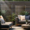 Privacy screen in the yard