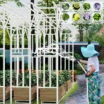 Plants suitable for planting in White Flat Top Garden Arch Trellis