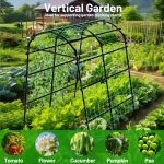 Top view of Black Garden Trellis