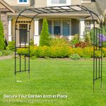 Metal Garden Arch Trellis Installation Tutorial