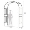 Metal Garden Arch Trellis Size 1 Metal Garden Arch Trellis Size 1