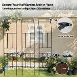 Half Side Garden Arch Trellis tutorial