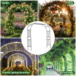 Metal Garden Arch Trellis rendering