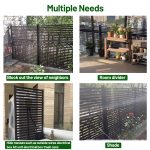 Brown Outdoor Privacy Screen Usage Scenarios