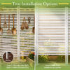 White Outdoor Privacy Screen-5 Two installation methods for the feet of White Outdoor Privacy Screen