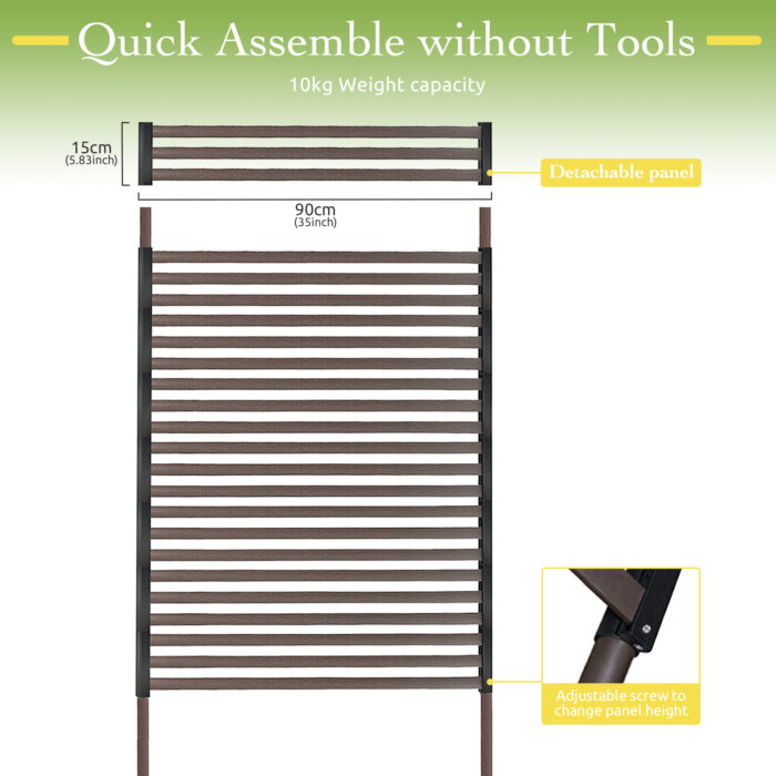 Brown Outdoor Privacy Screen Installation Tutorial Brown Outdoor Privacy Screen Installation Tutorial